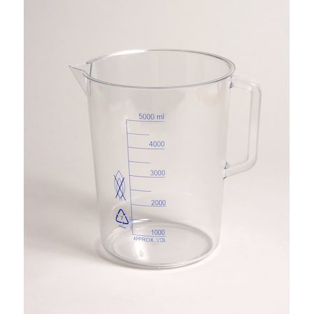 United Scientific Beakers W/Handle, Printed Graduatio, PK 4, 2000 mL / 4 PK P50906